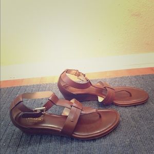 Coach T-strap Sandles